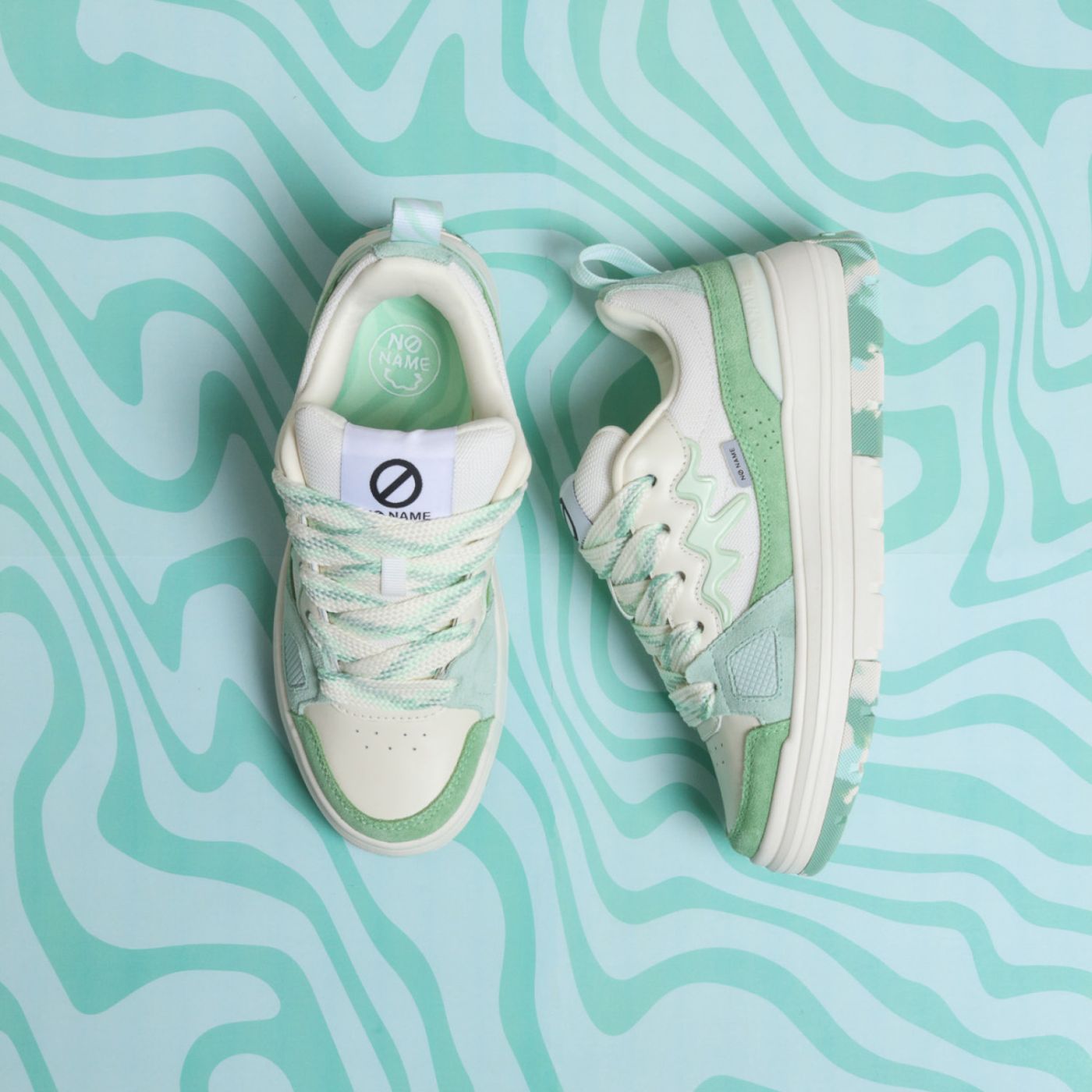 NOLLIE ICE CREAM - SUEDE/MESH/NAPP - MINT GREEN/APPLE SCENT